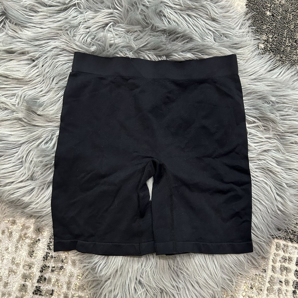 High‎ Waisted Women's Black Shapewear Compression Shorts Size  8/XL